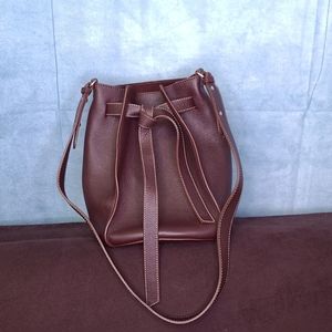 Massimo Dutti Brown Leather Purse